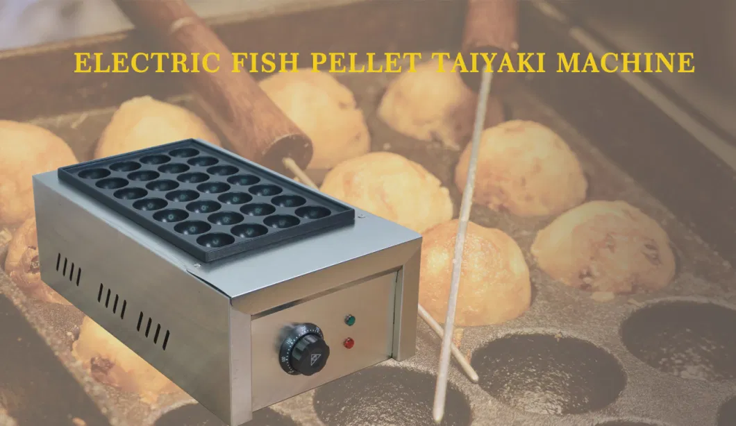 Octopus Balls Machine Electric Fish Pellet Grill Waffle Making Taiyaki Machine